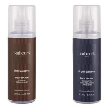 Imagem de Kit Barbour's: Body Splash Bold Homme 200ml + Body Splash Acqua Homme 
