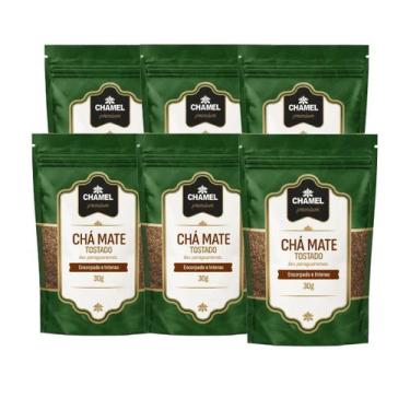 Imagem de Kit 6 Pacote de Chá Mate Tostado Premium Chamel 30g
