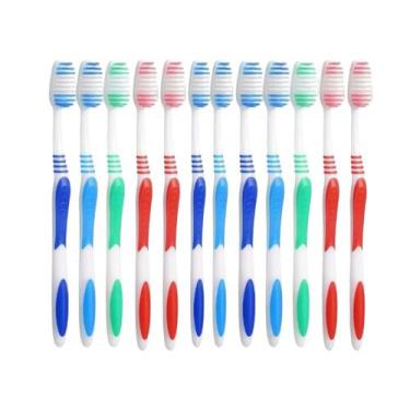 Imagem de AIAG Escova de Dentes Manual para Adultos com Cerdas Extra Firmes e Du