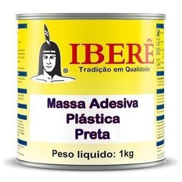 Imagem de Massa Plástica Preta 1kg Ibere