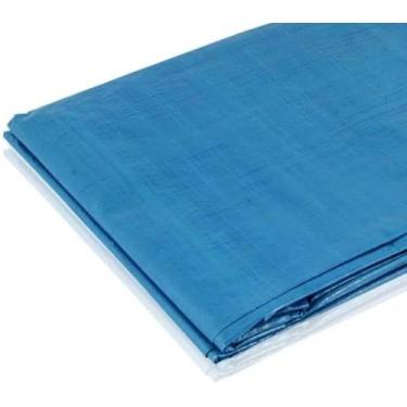 Imagem de Lona Polietileno Azul 6m x 6m 150 Micras Famastil