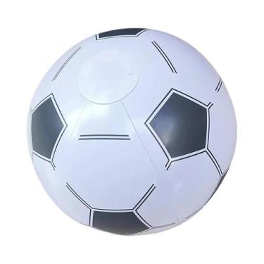 Imagem de Bola De Futebol Inflável De PVC Reforçada, Bola De Praia, Bola De Basq