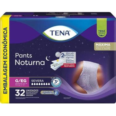 Imagem de Fralda Geriátrica Tena Pants Noturna Incontinência Severa 32 - Congrat
