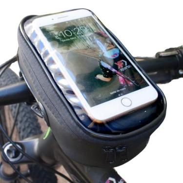 Imagem de Suporte Porta Celular Para Bicicleta Bolsa De Guidao Mtb Speed Ciclism