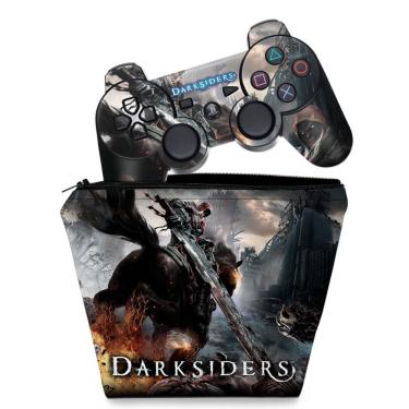 Imagem de Capa Case e Skin Adesivo PS3 Controle - Darksiders