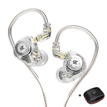 Imagem de Fone de Ouvido KZ EDX Pro sem Microfone - Cristal + Case