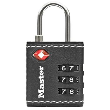 Imagem de Master Lock 4692D Cadeado de bagagem aprovado pela TSA, 3,8 cm, cores sortidas