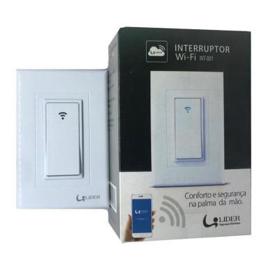 Imagem de Interruptor Wifi Simples 1 Teclas Lider