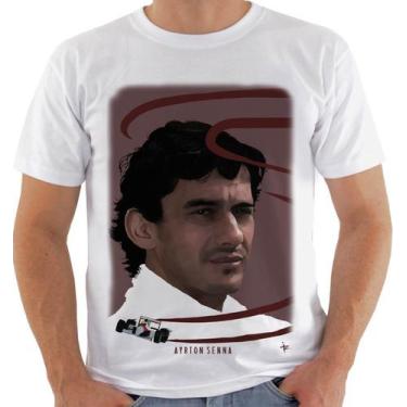 Imagem de Camiseta Camisa Lc 551 Ayrton Senna Do Brasil Formula 1 - Primus