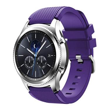 Imagem de Para Samsung Galaxy Watch 4 Banda/Galaxy Watch 5/Pro 45 mm 40 mm 44 mm/Galaxy Watch 4 Classic 46 mm 42 mm/Galaxy Watch 3 Band 41 mm/Active 2/Active, pulseira de silicone 20 mm pulseira de relógio feminina masculina