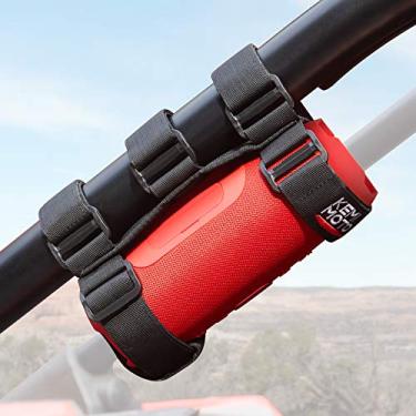 Imagem de KEMIMOTO Suporte de alto-falante UTV, suporte de alto-falante portátil ajustável com 2 alças para barra de rolo de 3,8 cm a 6,3 cm, compatível com Polaris RZR Ranger Can Am X3 Commander Pioneer