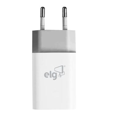 Imagem de Carregador de Parede Universal elg 1 Entrada USB Tipo-C 1 Branco - W124C