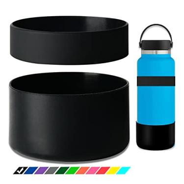 Imagem de Greant Bota de garrafa de água de proteção dupla compatível com Hydro Flask, bota flexível de silicone compatível com bota Hydroflask, manga universal antiderrapante para garrafa, 3 tamanhos para