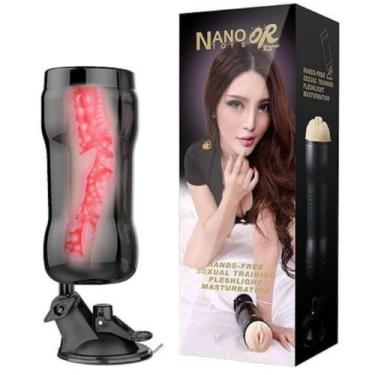 Imagem de Masturbador Orifício de Vagina Copo com Ventosa - Nano Toys