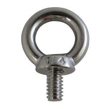 Imagem de Parafuso de olho de elevação 316 de aço inoxidável de 0,6 cm de grau marítimo UNC resistente