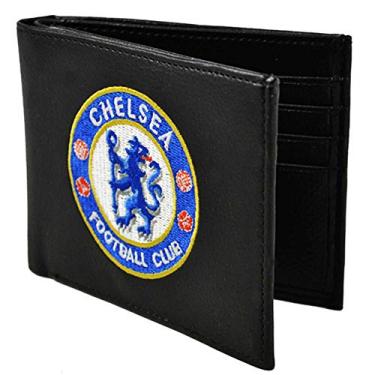 Imagem de Chelsea Carteira de couro FC, preta, tamanho único, Preto, Carteira