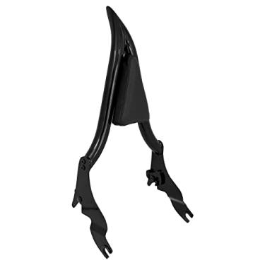 Imagem de HDBUBALUS Encosto de motocicleta Sissy Bar Encosto destacável montado para passageiros compatível com Harley Touring Road King Road Glide Street Glide Electra Glide Road King 2009-2025 (40,6 cm,