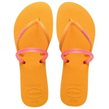 Imagem de Chinelo Havaianas Flat Duo Laranja Citrus