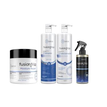 Imagem de Fusion Frizz Shampoo 1 L + Condicionador 1 L + Miracle Recovery + Mois