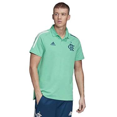 Imagem de Camisa Polo Flamengo Verde Adidas 2020 P