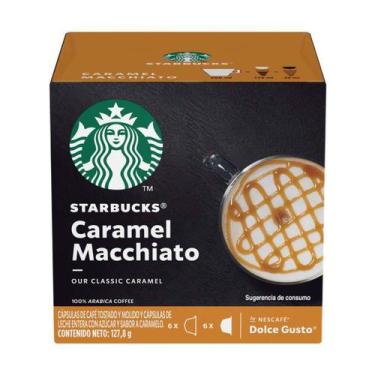 Imagem de Cápsulas Dolce Gusto Starbucks Caramel Macchiato - Caixa 12