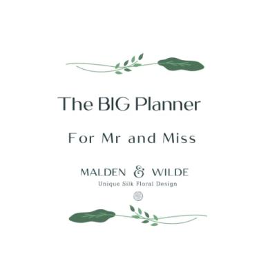 Imagem de The BIG Wedding Planner, For Mr and Miss from Malden and Wilde: The best engagement gift, comprehensive wedding planner and organiser for Bride and Groom