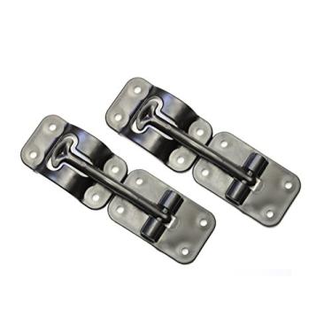 Imagem de Pacote com 2: Porta RV estilo T para porta-malas 3-1/2" para porta de trava Camper Trailer Cargo Hatch Preto