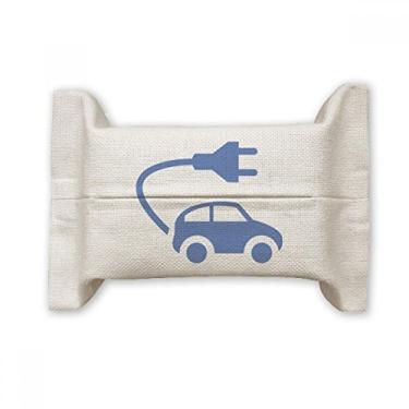 Imagem de Capa de papel para lenços faciais Plug Energy para veículos que protegem o meio ambiente Bolsa de linho de algodão