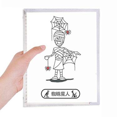 Imagem de Caderno Egypt Mummy Halloween SpiderDevil Horus de folha solta diário recarregável
