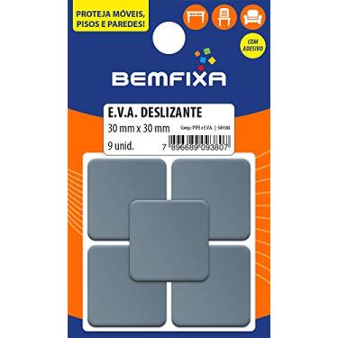 Imagem de PROTETOR ADESIVO EVA DESLIZANTE QUADRADO 30X30 MM 9 UNID.