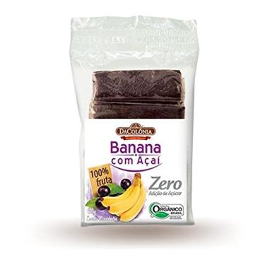 Imagem de BARRINHA DE BANANA COM AÇAÍ ZERO AÇÚCAR- 150G DaColônia