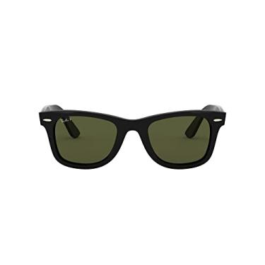 Imagem de Óculos de Sol Ray-Ban Polarizado Wayfarer 0RB4340 601/58 Tam 50 / Preto - Lentes Verde