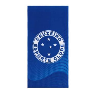 Imagem de Toalha Banho e Praia Time Buettner Aveludada Cruzeiro Brasão