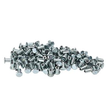 Imagem de Parafuso de pino de pneu de carro 100 peças pinos de pneu de caminhão universal aço carbono alumínio carboneto pneus de caminhão espigões para empilhadeira de veículos off-road