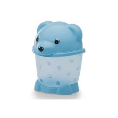 Imagem de Lixeira Infantil Urso Azul 2,6 Litros Adoleta 