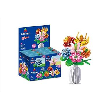 Imagem de Blocos de Montar Mundo Encantado Flores 62/198 peças Xalingo - Display 6