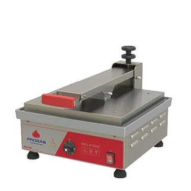 Imagem de Grill Elétrico PRA-45E - Aço Inox Escovado Chapa em Alumínio - Progás 220V