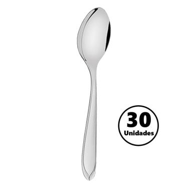 Imagem de Conjunto de Talheres Colheres de Sopa Laguna Aço Inox 30 Peças para Restaurante Tramontina