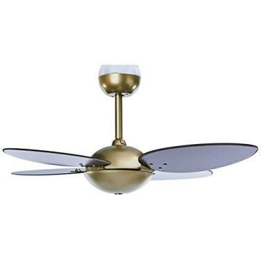 Imagem de Ventilador De Teto 4 Pás Office Pétalo Tabaco 127v Volare Volare 110v Ouro