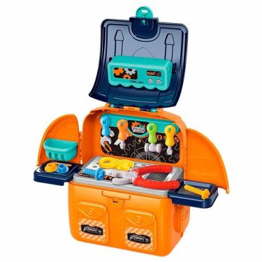 Imagem de Mochila Construtor Workshop Junior 2 em 1 com 24 itens - BR1670 - Multikids