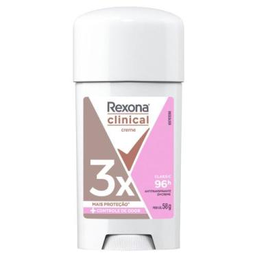 Imagem de Desodorante Antitranspirante Rexona Clinical Classic Women Stick 58G
