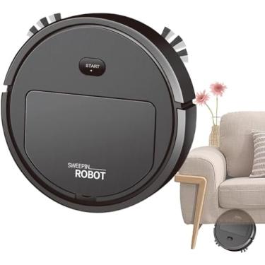 Imagem de CROKZ Aspirador e Esfregão Robô de Varredura - Aspirador Robô de Alto Desempenho, Design Fino e Silencioso, Limpeza com as Mãos Livres para Carpetes e Pisos Duros
