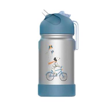 Imagem de Garrafa Flip Térmica Infantil Dalmata Alça Silicone Bup Baby