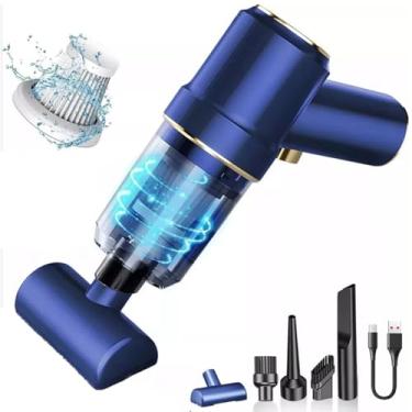 Imagem de Aspirador de Pó Sem Fio Portátil Coletor de Pó Doméstico 3 em 1 Soprador de Sucção Multifuncional Coletor de Pó Seco e úo de uso Duplo