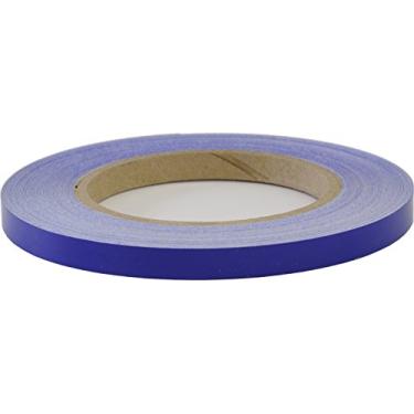Imagem de LinearDesigns uma listras sólidas de um quarto de polegada para caminhão automotivo - vinil de 3 mm - 1/4" x 50" - azul safira