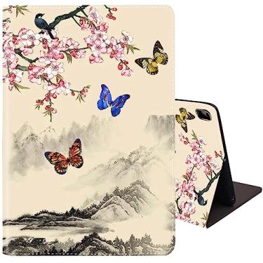 Imagem de Capa para iPad 9ª/8ª/7ª geração (2021/2020/2019) 10,2 polegadas/iPad Air 10,5 polegadas 2019/iPad Pro 10,5 polegadas, capa inteligente de couro, suporte ajustável despertar/hibernar automático,