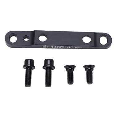 Imagem de Adaptador de freio a disco de montagem plana, 140 mm/160 mm dianteiro/traseiro de bicicleta pinça plana para montagem plana adaptador de freio a disco acessório de bicicleta (F 140/160mm)