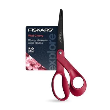 Imagem de Fiskars® Tesoura antiaderente Explore Collection, cereja selvagem (20 cm)