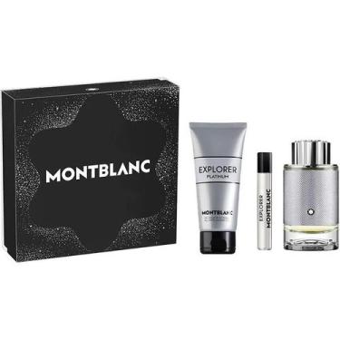 Imagem de Kit Perfume Montblanc Explorer Platinum Edp 100ml + 7.5ml + Gel De Ban