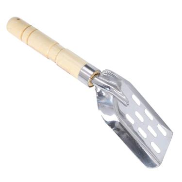 Imagem de Venda Louca Pá de pesca com cabo de madeira, pá de isca com cabo de madeira, 33.5x8.5x3.5cm Pesca selvagem para pesca de pescadores